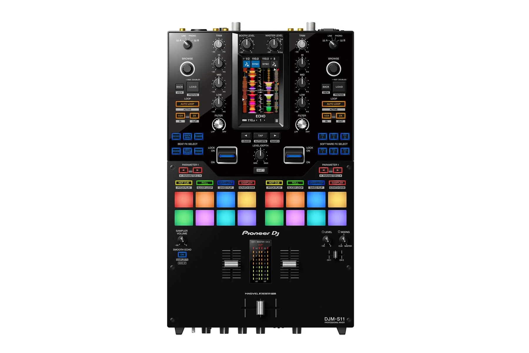 Pioneer DJM-S11 DJ Mixer + Free Chroma Caps - Image 5